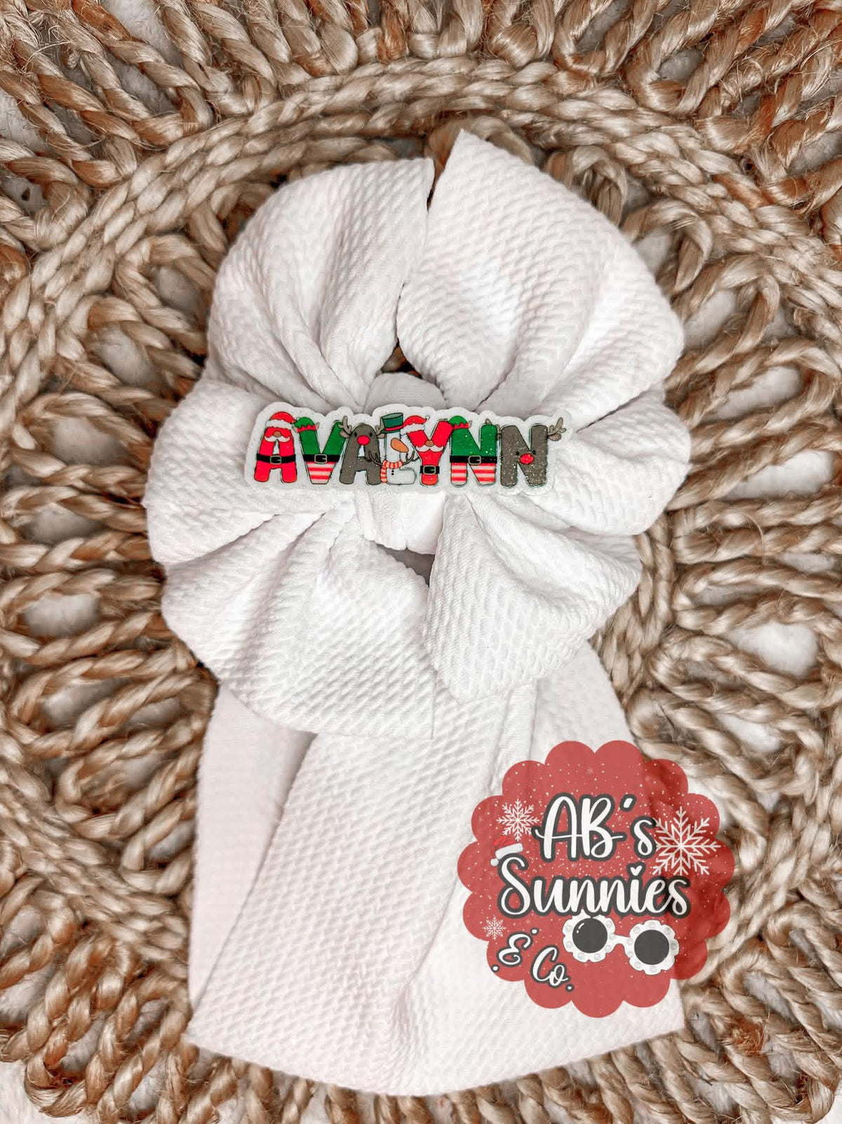 Christmas Name Clip
