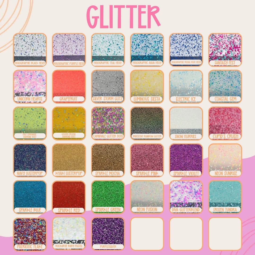Retro Flower & Name Clip Bundle