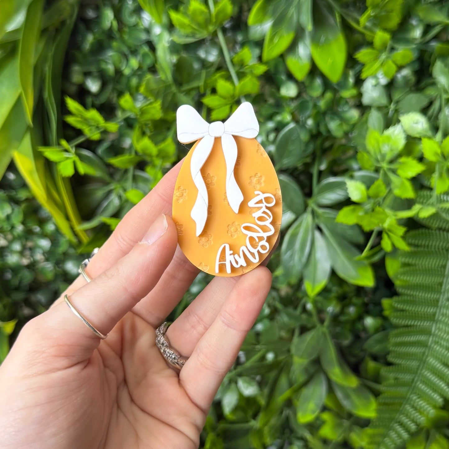 Coquette Easter Egg / hair clip