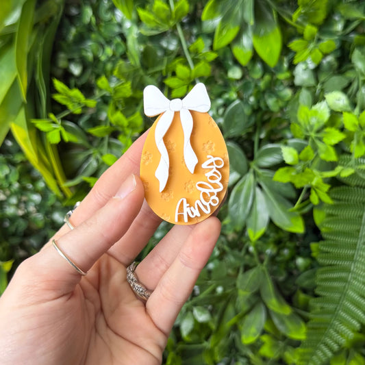 Coquette Easter Egg / hair clip